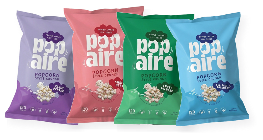 Four Pop Aire flavors