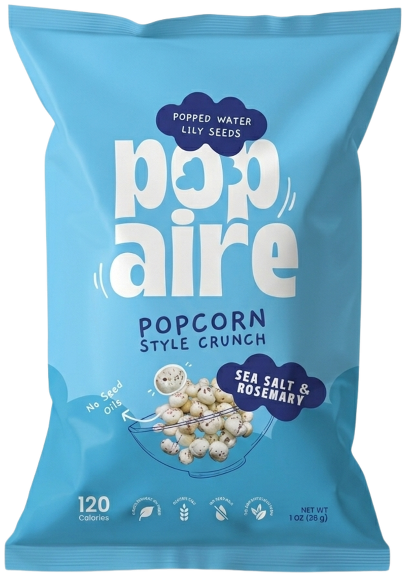 Sea Salt and Rosemary Pop Aire bag